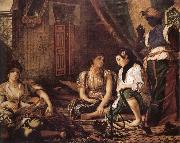 Eugene Delacroix Women of Aleigers France oil painting artist